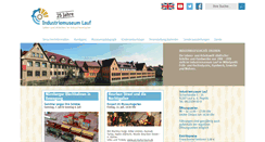 Desktop Screenshot of industriemuseum-lauf.de